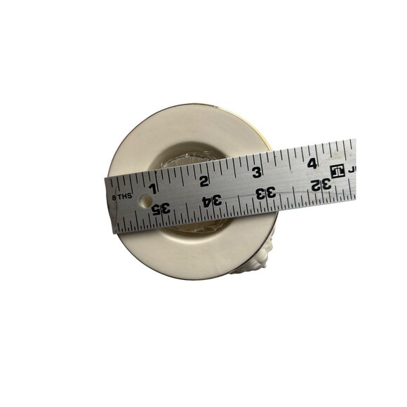 Lenox Radiant Light Angel Votive Candle Holder Ivory Porcelain With Gold Trim - Picture 7 of 7